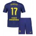 Atletico Madrid David Hancko #17 Bortedraktsett Barn 2025-26 Korte ermer (+ Korte bukser)